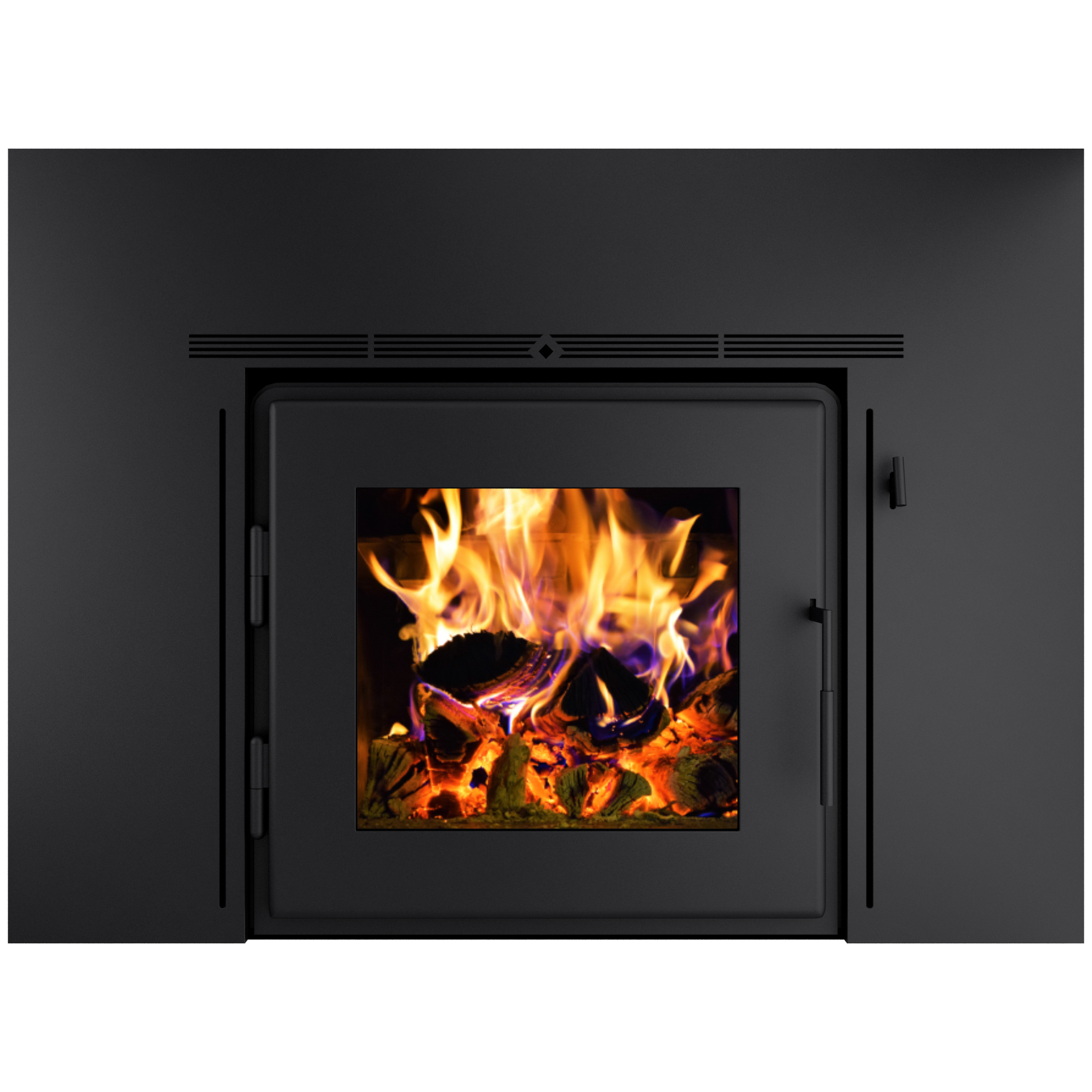MF Fire 27 Nova 2 Wood Stove - Satin Black Body with Black Door – US  Fireplace Store
